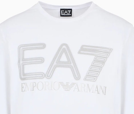 Emporio Armani EA7 SS24 Logo Print Slim-Fit Long Sleeve Tee Unisex White. 3DPT38-PJMUZ-1100 Cheap Emporio Armani EA7 SS24 Logo Print Slim-Fit Long Sleeve Tee Unisex White. 3DPT38-PJMUZ-1100