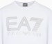 Cheap Emporio Armani EA7 SS24 Logo Print Slim-Fit Long Sleeve Tee Unisex White. 3DPT38-PJMUZ-1100