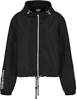 Emporio Armani EA7 SS24 Logo Print Unisex Black Bomber Jacket 3DUB01-PNFNZ-1200 Emporio Armani EA7 SS24 Logo Print Unisex Black Bomber Jacket 3DUB01-PNFNZ-1200