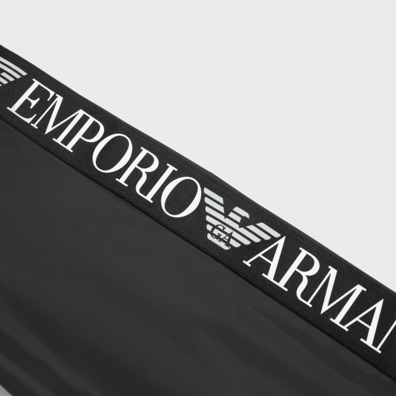 Emporio Armani EA7 SS24 Logo Print Zip-Up Hoodie Jacket Men’s Black 3DTB11-TNBCZ-1200 圖 7