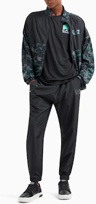 EMPORIO ARMANI EA7 SS24 Logo Print Zipper Long Sleeve Tracksuit Casual Wear 3DPV03-PNP6Z-1200 3