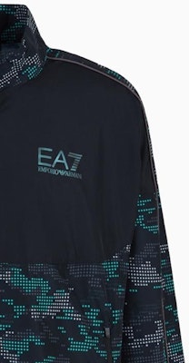 EMPORIO ARMANI EA7 SS24 Logo Print Zipper Long Sleeve Tracksuit Casual Wear 3DPV03-PNP6Z-1200 5