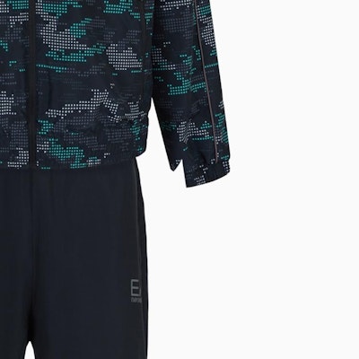 EMPORIO ARMANI EA7 SS24 Logo Print Zipper Long Sleeve Tracksuit Casual Wear 3DPV03-PNP6Z-1200 6