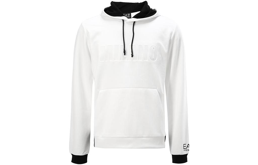 Emporio Armani EA7 Sweatshirt with Colorblock Logo Embroidery Design 6KPM78-PJBZZ-1100 圖 2