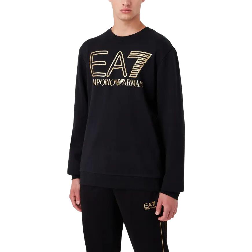 Shop 阿玛尼EA7标志印花卫衣 6RPM08-PJSHZ-0208