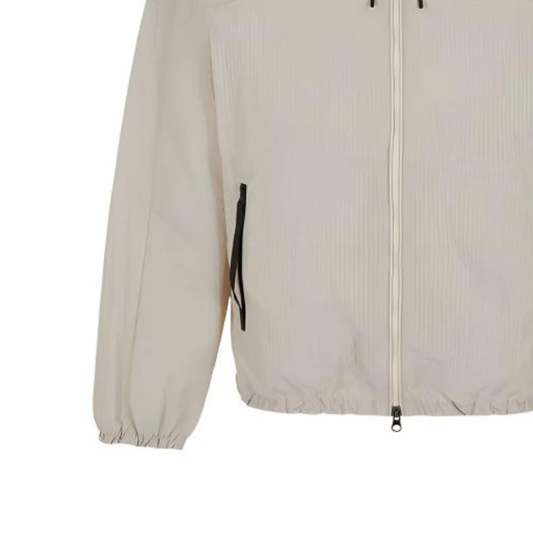 EMPORIO ARMANI EA7 Unisex Hooded Zip-Up Bomber Jacket SS24 Light Beige 3DPB19-PNFVZ-1946 圖 6