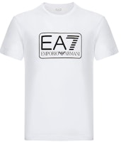 Emporio Armani EA7 White Cotton Logo Print T-Shirt 8NPT10-PJNQZ-1100 Emporio Armani EA7 White Cotton Logo Print T-Shirt 8NPT10-PJNQZ-1100
