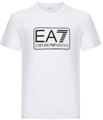 エンポリオアルマーニ EA7 ホワイト コットン ロゴ プリント Tシャツ 8NPT10-PJNQZ-1100 Order エンポリオアルマーニ EA7 ホワイト コットン ロゴ プリント Tシャツ 8NPT10-PJNQZ-1100
