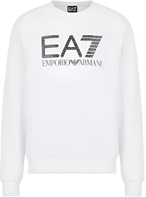 Emporio Armani EA7 白色圓領徽標印花運動衫 3LPM54-PJEQZ-1100 Buy Emporio Armani EA7 白色圓領徽標印花運動衫 3LPM54-PJEQZ-1100