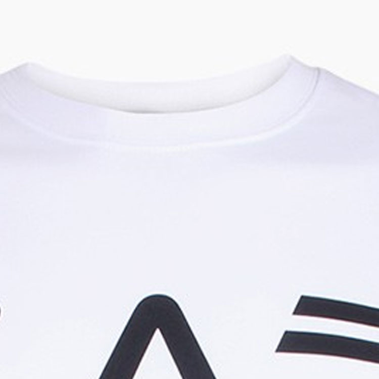 Details for 安普里奥阿玛尼EA7白色字母印花圆领卫衣 SS22 6KPM68-PJBWZ-1100