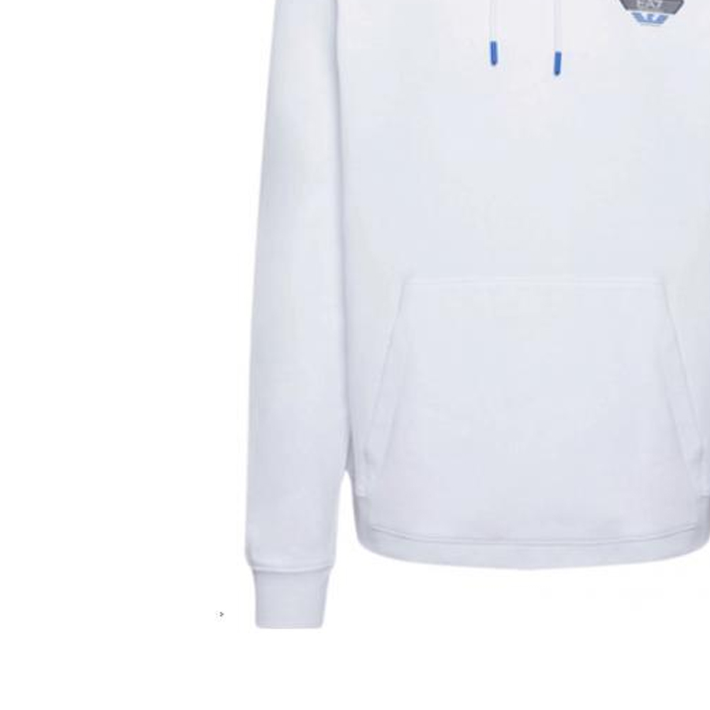 Emporio Armani EA7 White Hoodie with Eagle Logo and Letter Print 6LPM72-PJEQZ-1100 圖 7