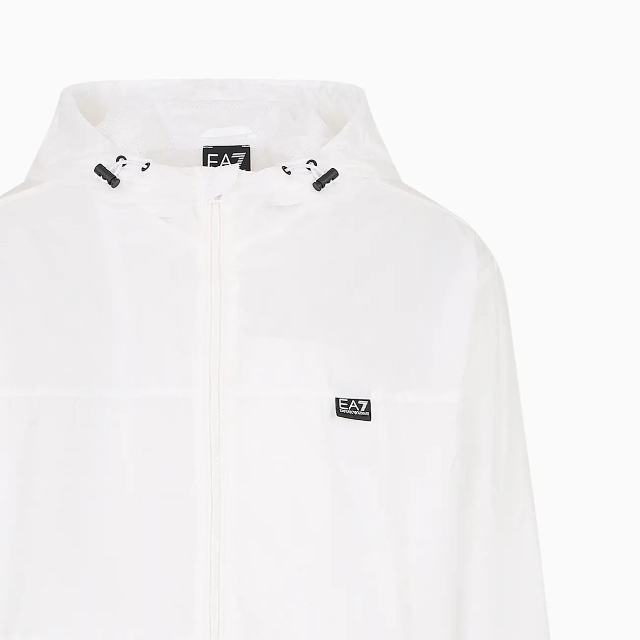 Emporio Armani EA7 White Logo Print Hooded Zip Jacket Loose Fit 3DPB17-PN5ZZ-1100 圖 7