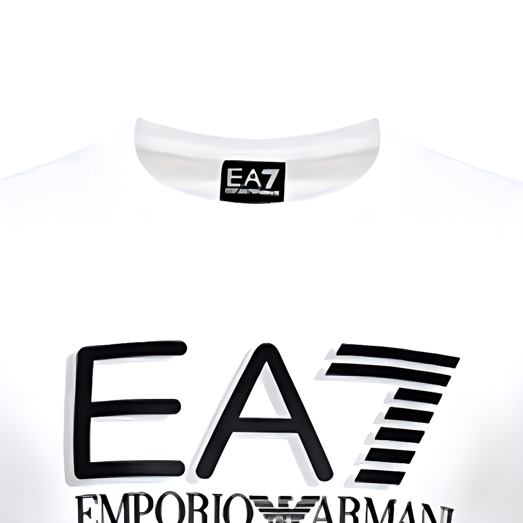Details for 埃莫里奥阿玛尼EA7白色标志印花套头衫 3HPM60-PJ05Z-1100