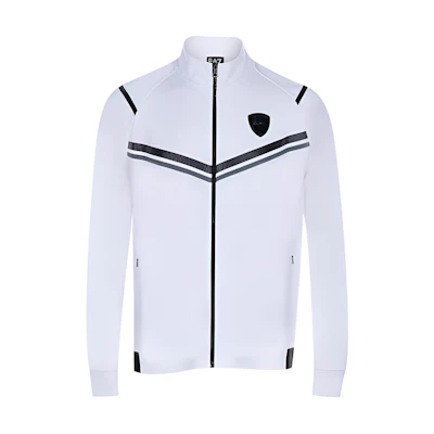 Emporio Armani EA7 White Logo Print Sweatshirt 3KPM70-PJ2UZ-1100