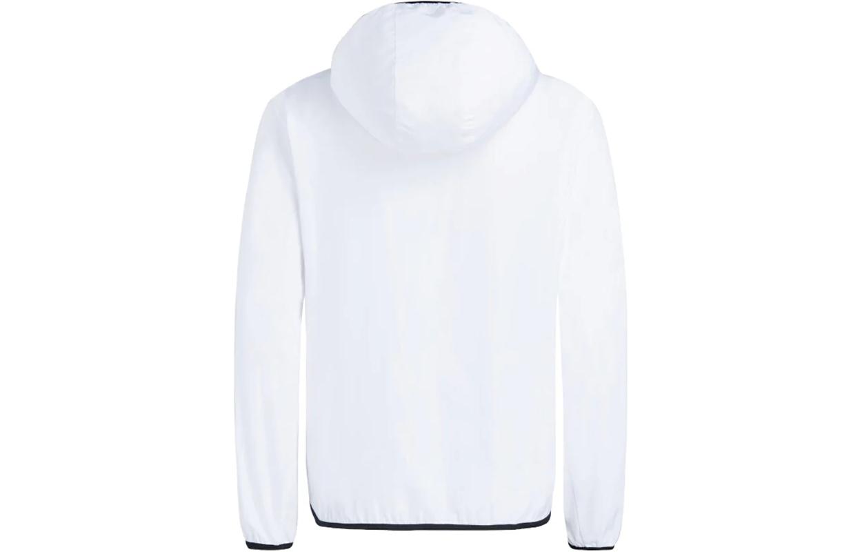 Lookbook エンポリオアルマーニ EA7 ホワイト ロゴ ジップアップ ジャケット 長袖 8NPB04-NN7Z-1100