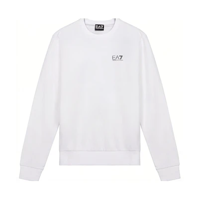 Emporio Armani EA7 White Pullover Sweatshirt 8NPM52-PJ05Z-1100