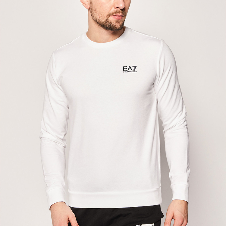 Emporio Armani EA7 White Pullover Sweatshirt 8NPM52-PJ05Z-1100 圖 4