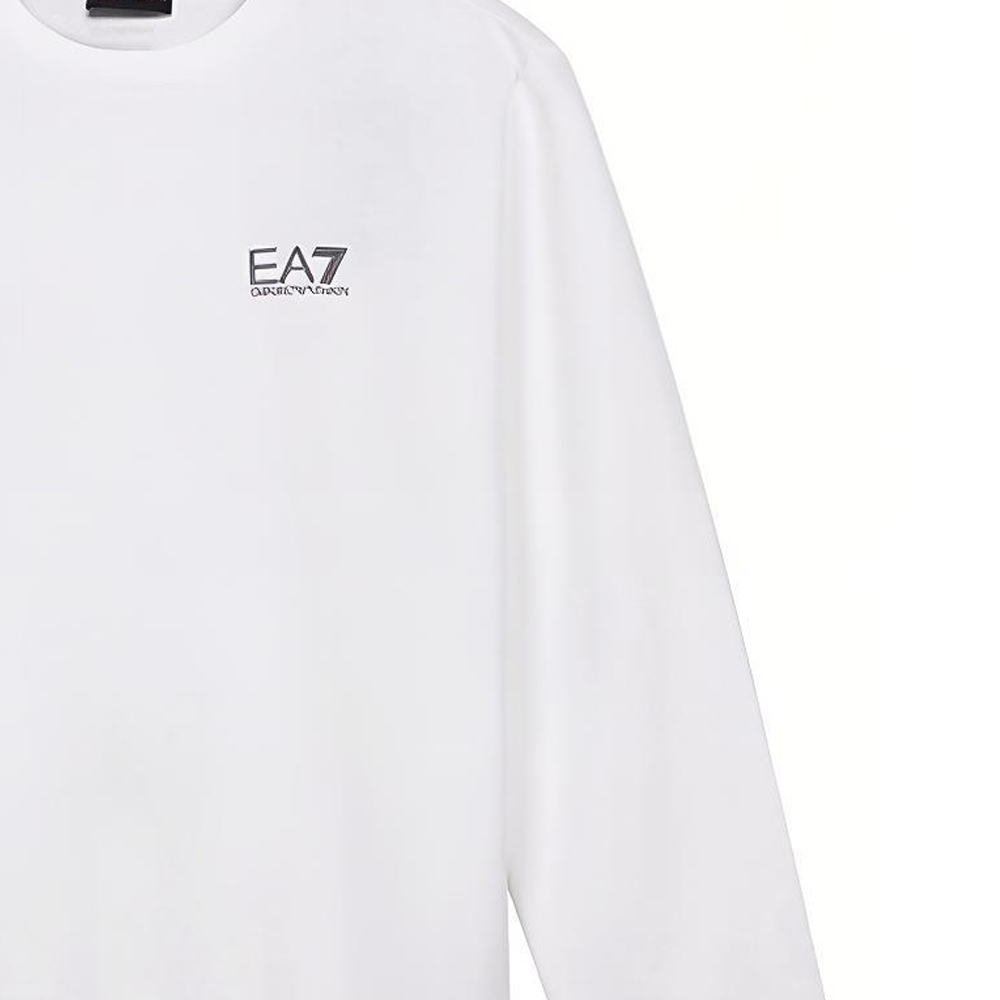 Emporio Armani EA7 White Pullover Sweatshirt 8NPM52-PJ05Z-1100 圖 7