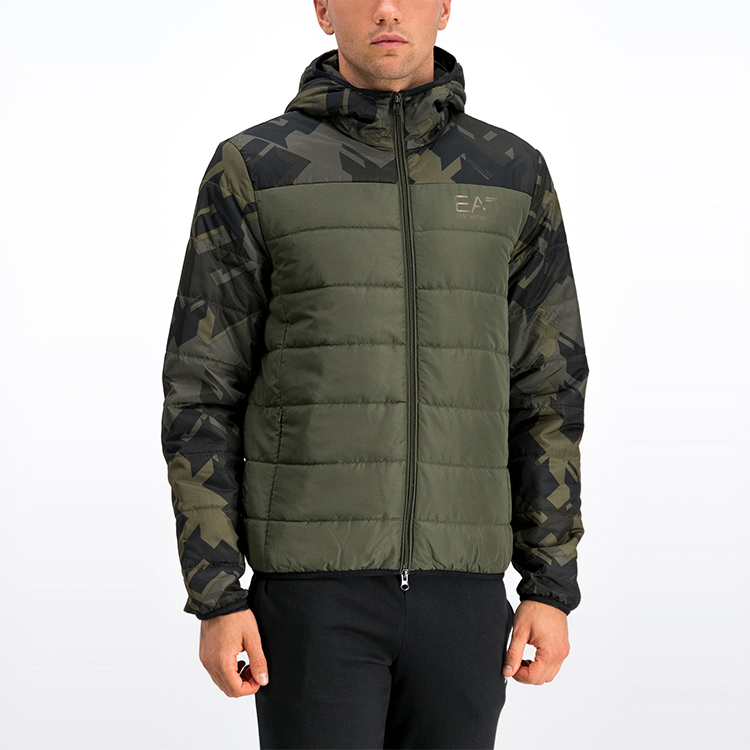 Purchase エンポリオアルマーニ EA7 冬用迷彩コットンジャケット - アーミーグリーン 6GPB02-PN28Z-1852