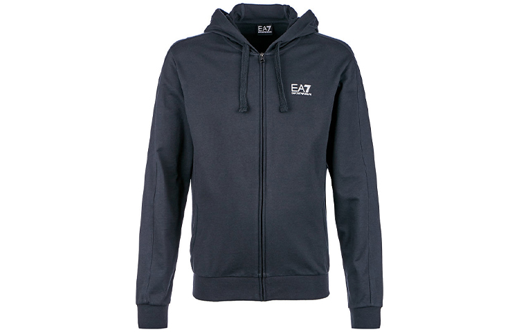 Emporio Armani EA7 Zip Hoodie Jacket - Dark Gray 3GPM59-PJ05Z-0578