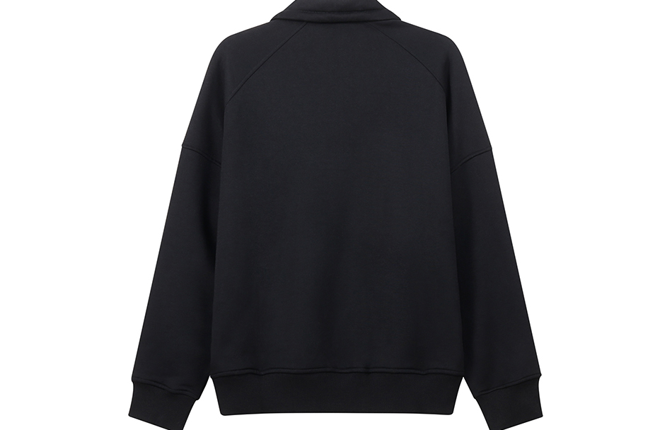 EMPORIO ARMANI EA FW22  Half-Zip Logo Print Sweatshirt Black. 6L1MM0-1JQNZ-0999 圖 3