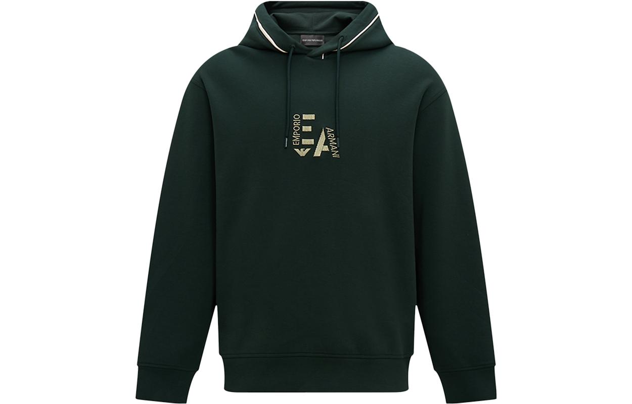 EMPORIO ARMANI EA FW23  Green Hoodie with Solid Logo Embroidery. 6R1ME5-1JHSZ-05B9 圖 2