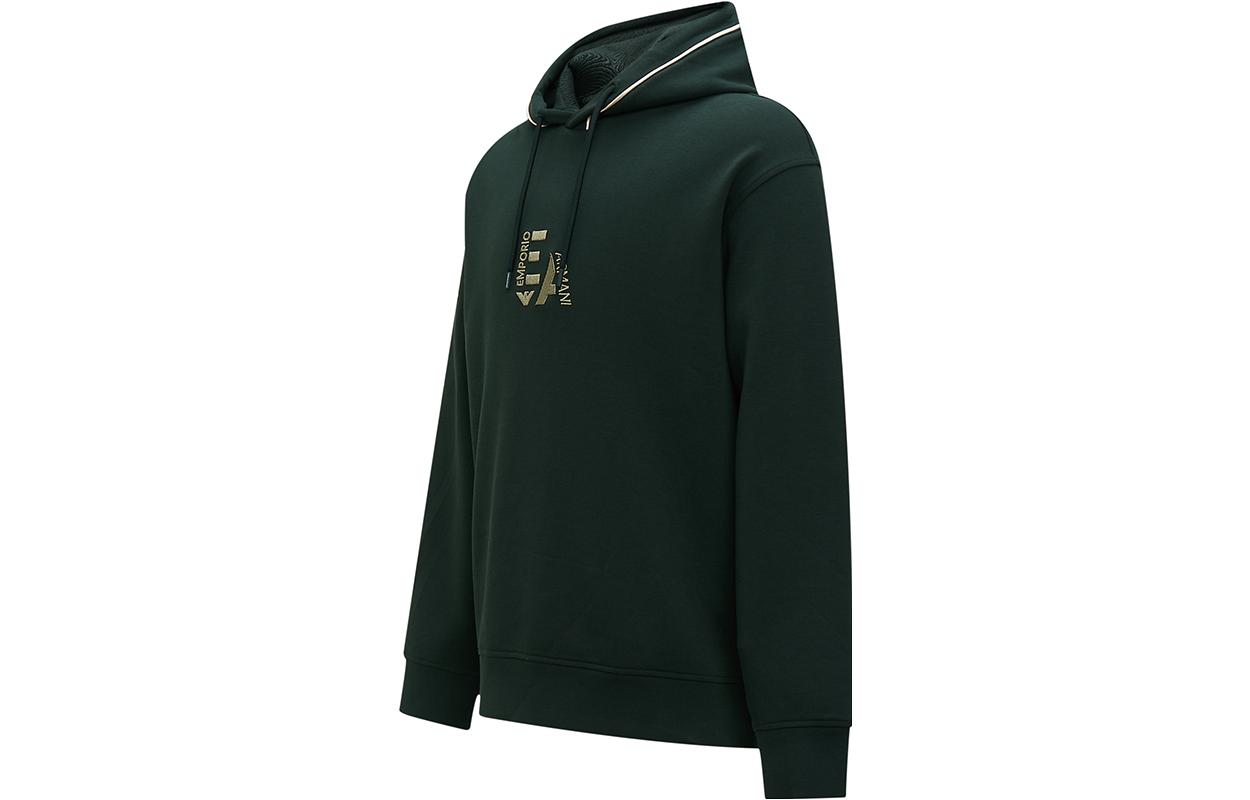 EMPORIO ARMANI EA FW23  Green Hoodie with Solid Logo Embroidery. 6R1ME5-1JHSZ-05B9 圖 4