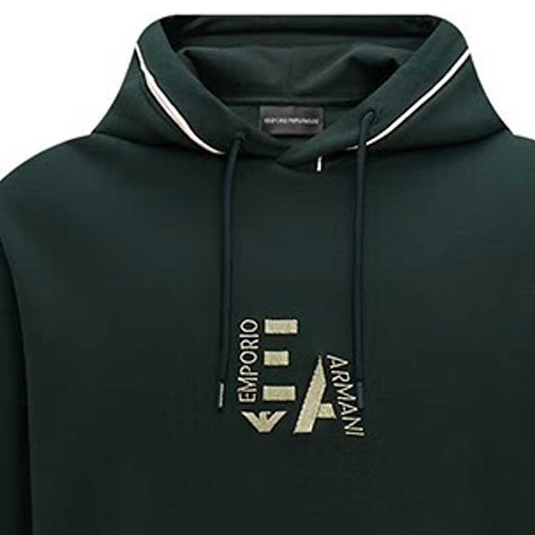 EMPORIO ARMANI EA FW23  Green Hoodie with Solid Logo Embroidery. 6R1ME5-1JHSZ-05B9 圖 5