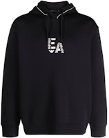 EMPORIO ARMANI EA FW23 Letter Print Pullover Hoodie Men’s Navy Blue. 6R1ME5-1JHSZ-09Q6 EMPORIO ARMANI EA FW23 Letter Print Pullover Hoodie Men’s Navy Blue. 6R1ME5-1JHSZ-09Q6