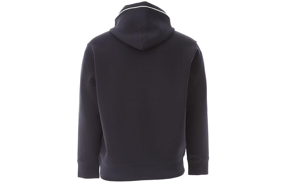 Lookbook EMPORIO ARMANI EA FW23 Letter Print Pullover Hoodie Men’s Navy Blue. 6R1ME5-1JHSZ-09Q6