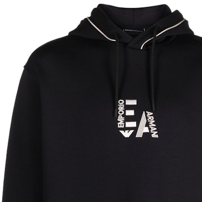 EMPORIO ARMANI EA FW23 Letter Print Pullover Hoodie Men’s Navy Blue. 6R1ME5-1JHSZ-09Q6 Purchase EMPORIO ARMANI EA FW23 Letter Print Pullover Hoodie Men’s Navy Blue. 6R1ME5-1JHSZ-09Q6