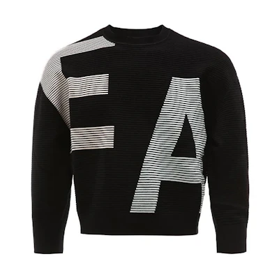 Emporio Armani EA Logo Print Crewneck Long Sleeve Sweatshirt - 6H2MTG-2M34Z-0926