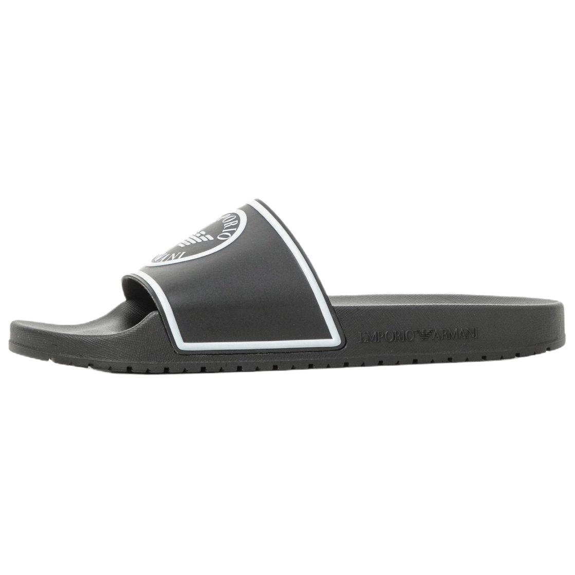 Emporio Armani EA Slip-On Slides Black Mens XJPM14XN870A120