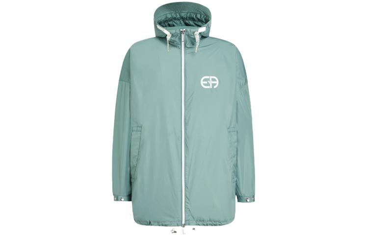 Order Emporio Armani EA SS22 Jaket Ringan Cetakan Logo - Hijau Muda. 3L1BA8-1NCGZ-0647