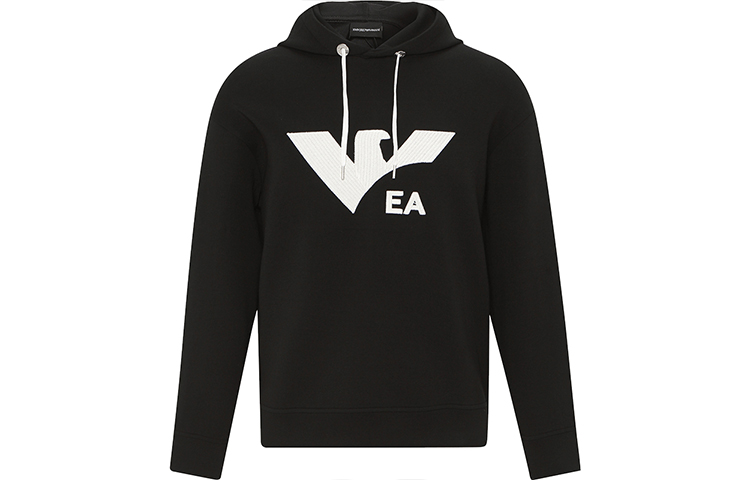 Emporio Armani EA SS22 Abstract Eagle Logo Hoodie Black 3L1MCS-1JHSZ-0999 圖 2