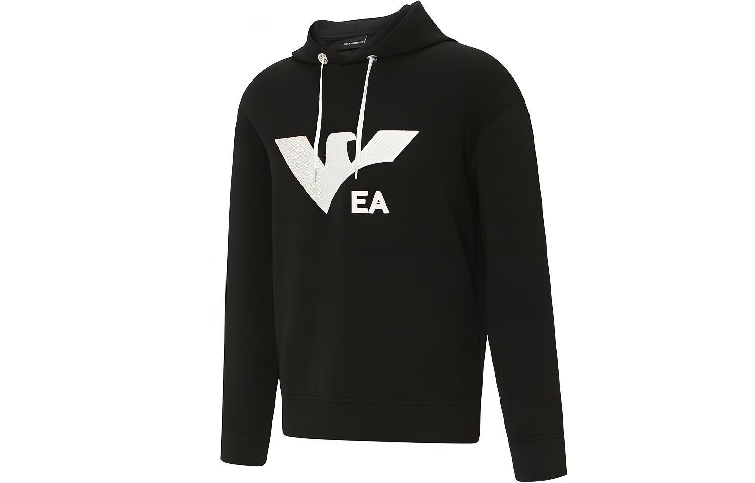 Emporio Armani EA SS22 Abstract Eagle Logo Hoodie Black 3L1MCS-1JHSZ-0999 圖 4