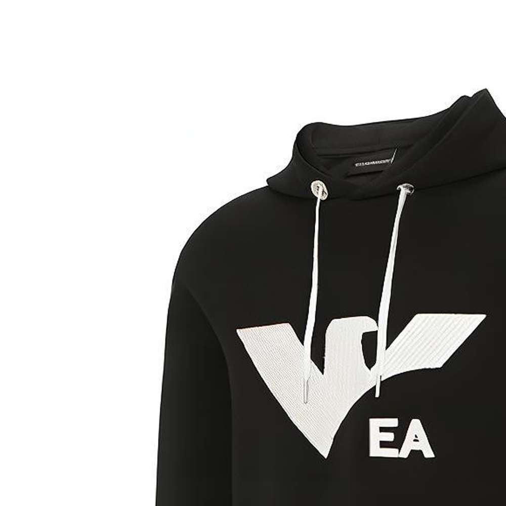 Emporio Armani EA SS22 Abstract Eagle Logo Hoodie Black 3L1MCS-1JHSZ-0999 圖 6