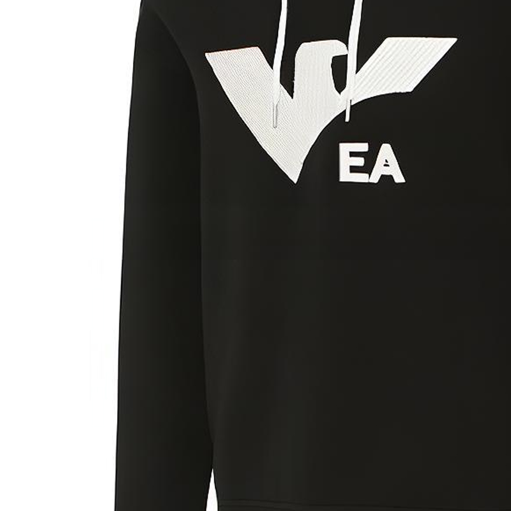 Emporio Armani EA SS22 Abstract Eagle Logo Hoodie Black 3L1MCS-1JHSZ-0999 圖 7