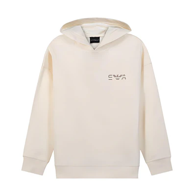 Emporio Armani EA SS22 Fleece Hoodie Long Sleeve Sweatshirt for Men. 3L1MCK-1JXDZ-0128