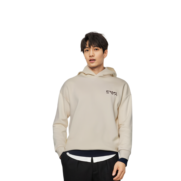 Emporio Armani EA SS22 Fleece Hoodie Long Sleeve Sweatshirt for Men. 3L1MCK-1JXDZ-0128 圖 4