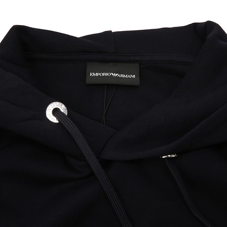 Emporio Armani Eagle Logo Embroidered Pullover Sweatshirt Black . 6K1MG3-1JHSZ-0999 圖 9