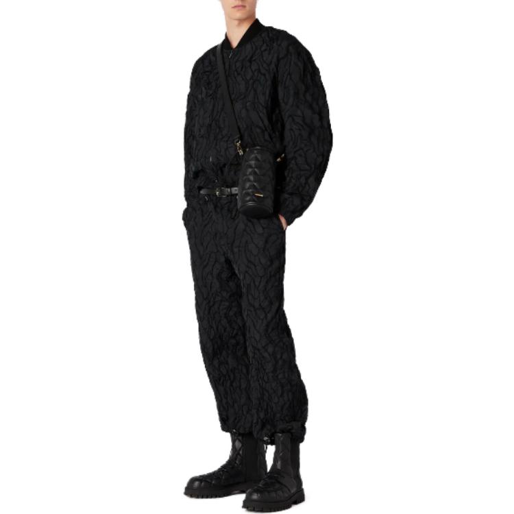 Emporio Armani Embroidered Baseball Collar Black Jacket H41R12-E1088-1999 圖 3