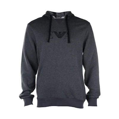Emporio Armani Embroidered Logo Hoodie Grey () 111753-0A571-57720