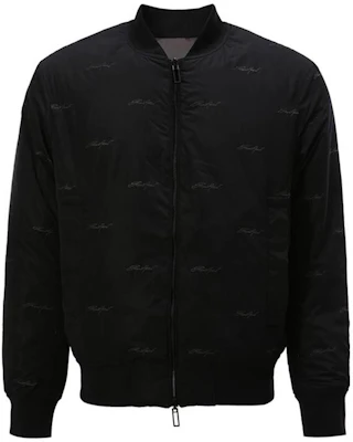 엠포리오 아르마니 자수 패턴 베이스볼 칼라 지퍼 자켓. 6K1B96-1NPEZ-0025 Lookbook 엠포리오 아르마니 자수 패턴 베이스볼 칼라 지퍼 자켓. 6K1B96-1NPEZ-0025