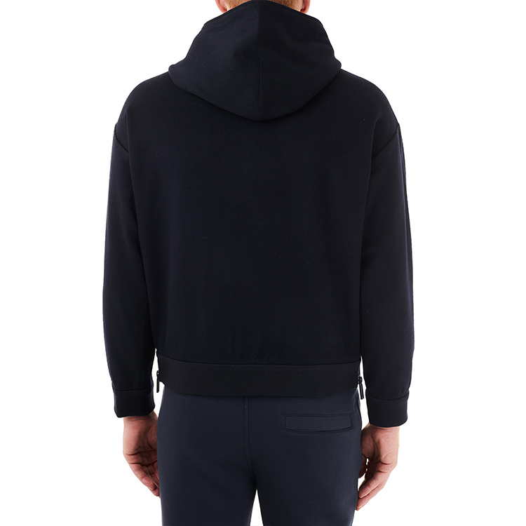 Emporio Armani Embroidered Wool Hoodie Navy - 6H1M81-1NXQZ-0920 圖 5
