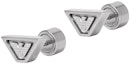 Order Emporio Armani Engraved Eagle Trapezoid Steel Earrings Silver for Men. EGS3130040
