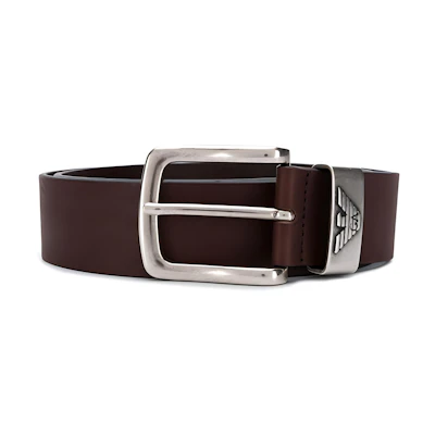 Emporio Armani Fashion Simple Leather Belt with Pin Buckle - 4cm. Y4S201YDD6G80005