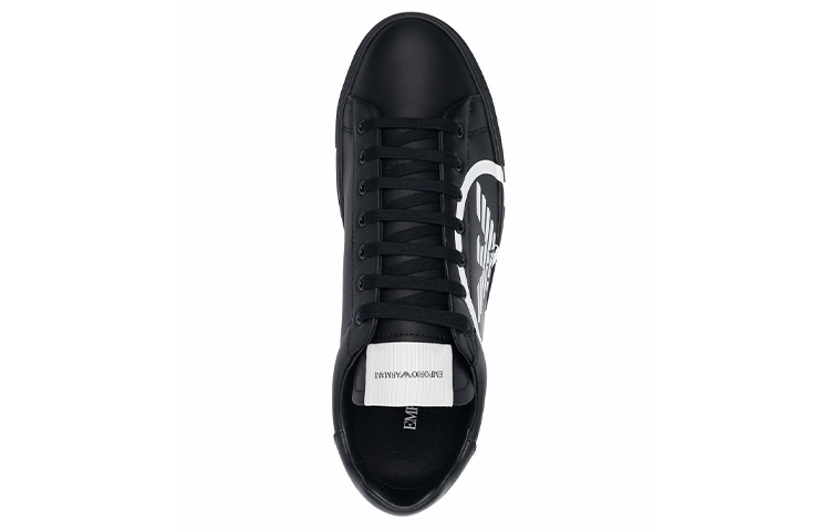 Emporio Armani Fashion Sneaker 'Black' 圖 4