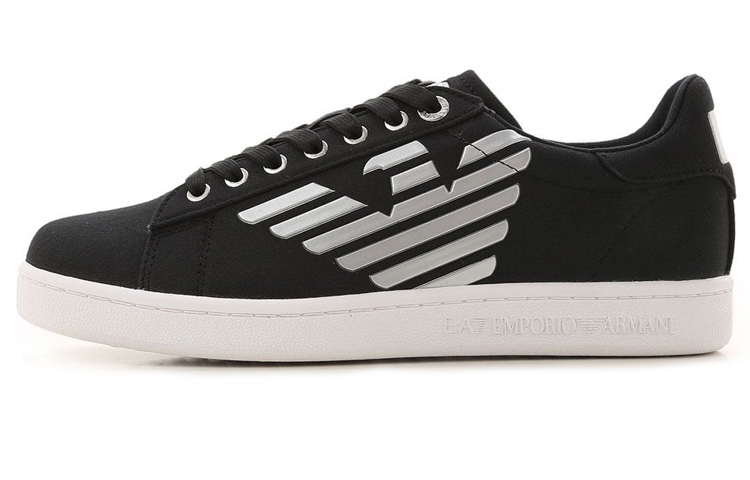 Buy 安普里奥·阿玛尼时尚带带黑色运动鞋 X8X001XK124N629