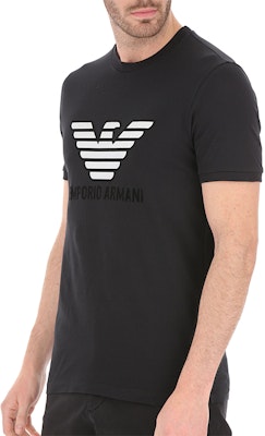 エンポリオアルマーニ フィット クルーネック ロゴ Tシャツ 3H1T67-1J30Z-0999 Details for エンポリオアルマーニ フィット クルーネック ロゴ Tシャツ 3H1T67-1J30Z-0999